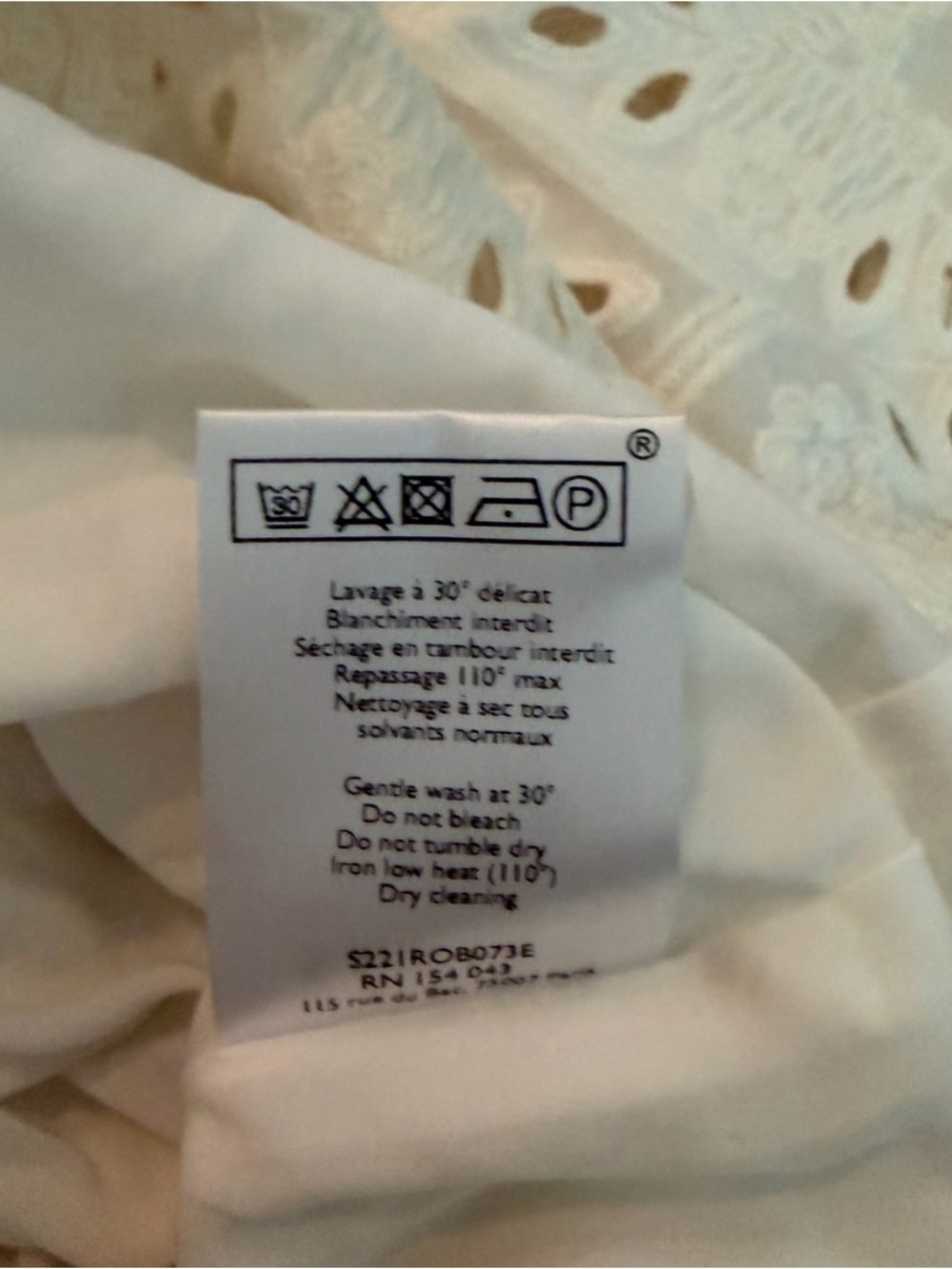 Sezane Sol Dress Écru. - Size 40 - Picture 6 of 6